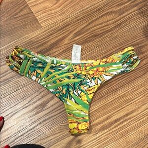 Tropical Print Bikini Bottom